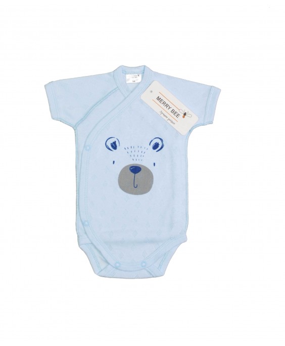 Боді короткий рукав Bear (2614) blue